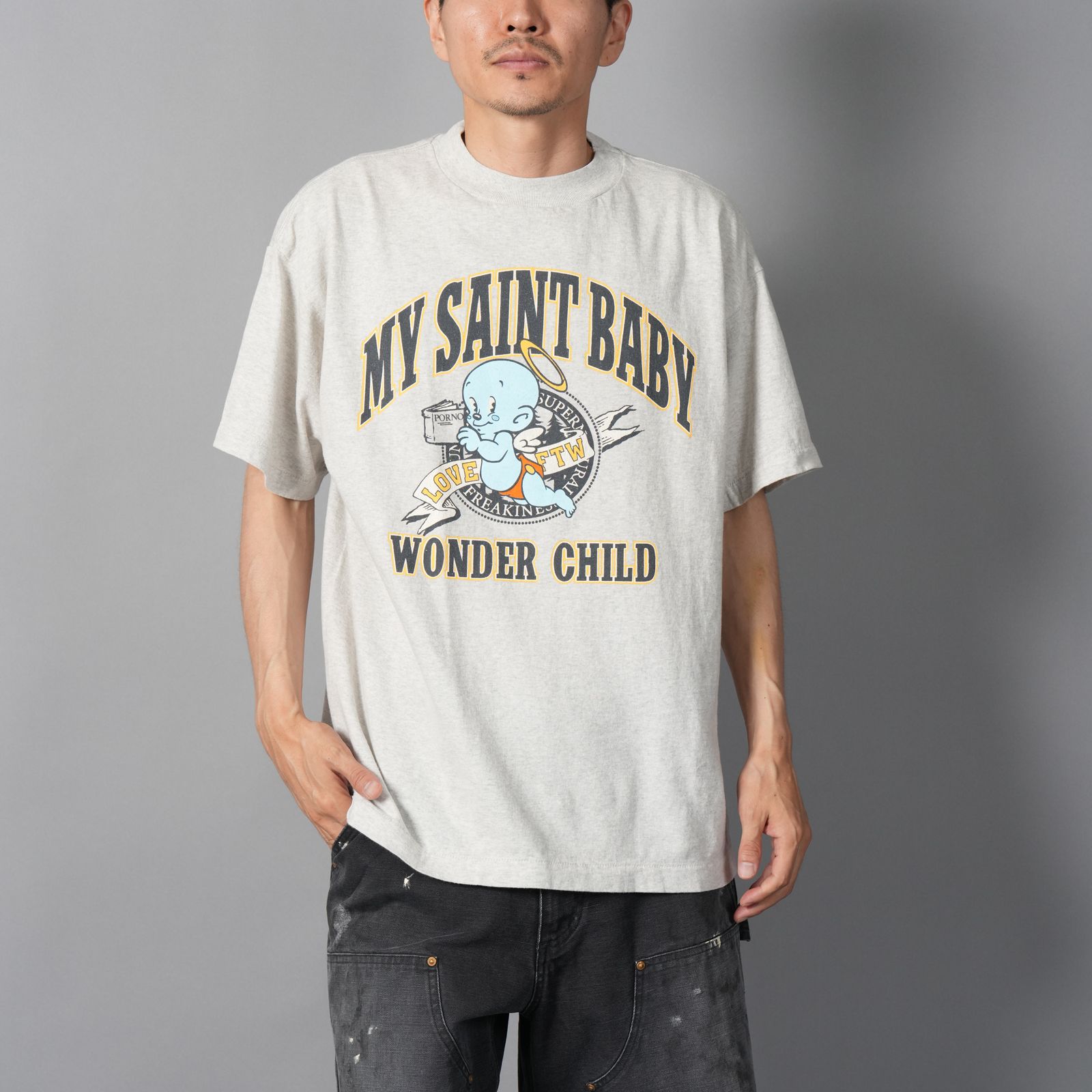 SAINT M×××××× - 【ラスト1点】SM-HR1-0000-027 / SS TEE / SAINT BABY