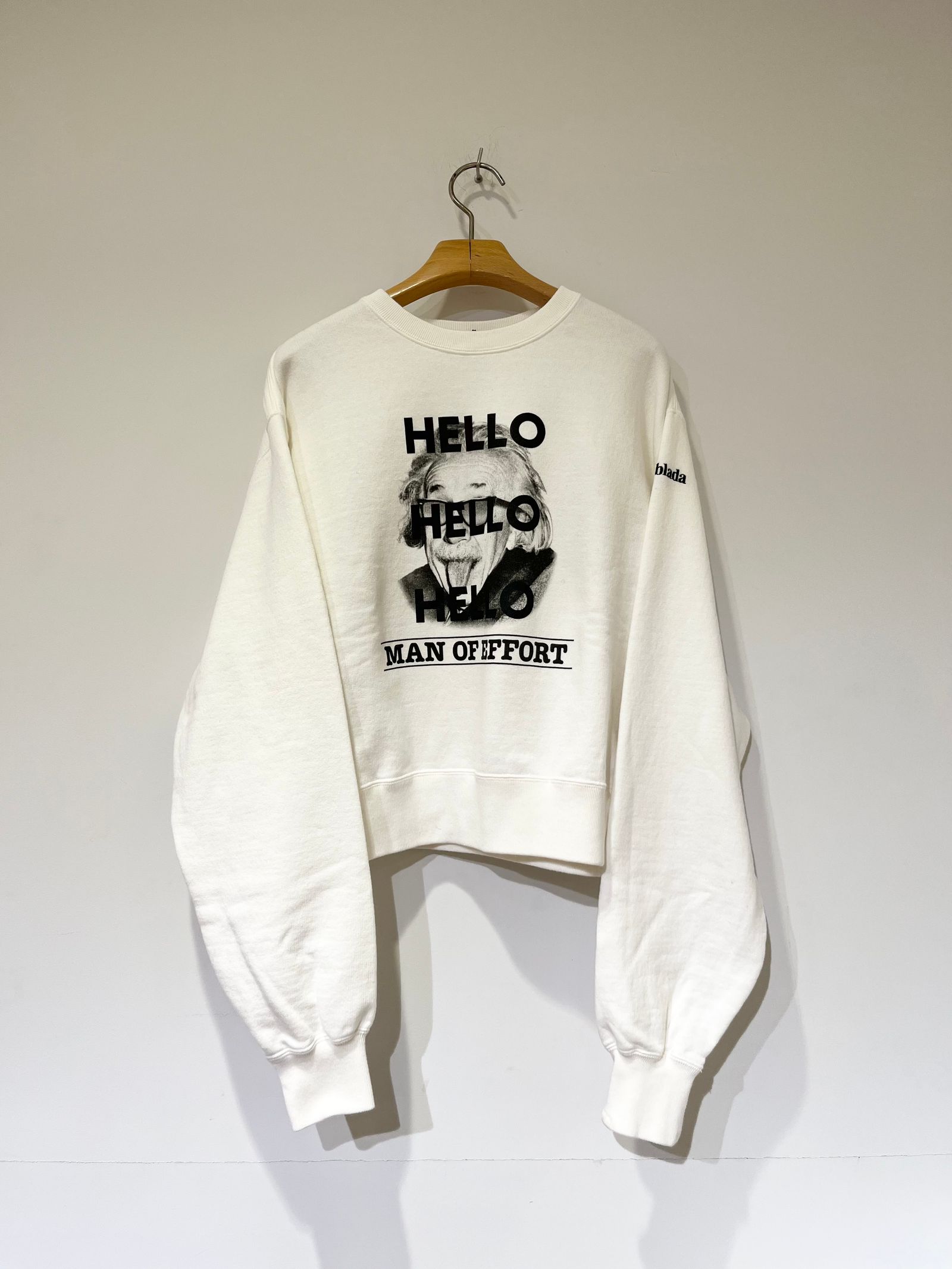 oblada - HELLO SWEAT / アインシュタイン / プリントスウェット