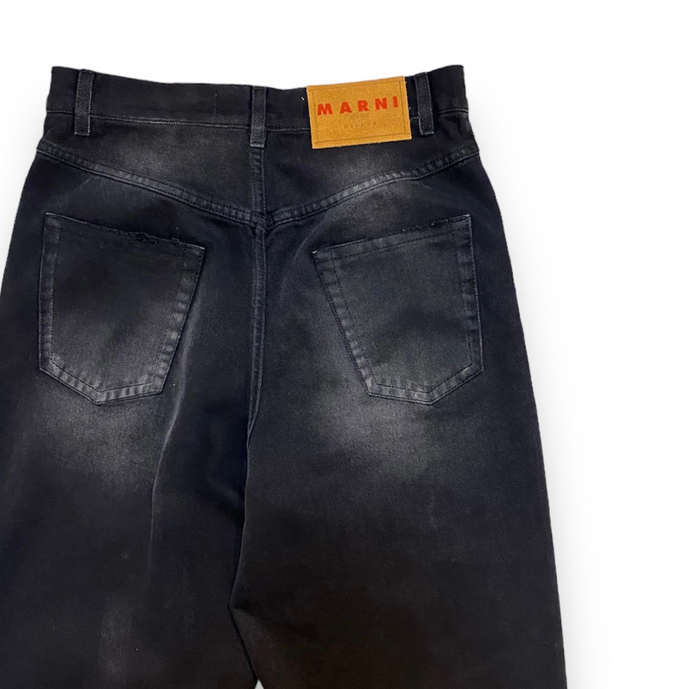 MARNI - ブラック デニム パンツ / デニム / ハイウエストデニムパンツ