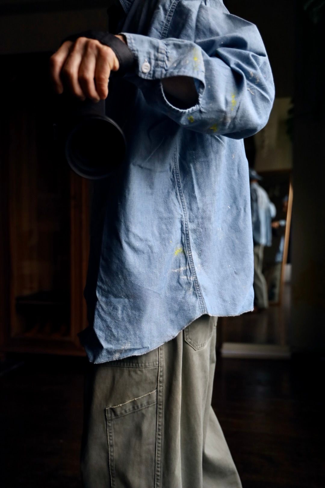 BOWWOW - BOW WOW バウワウ シャツ STATE PRISON CHAMBRAY SHIRTS