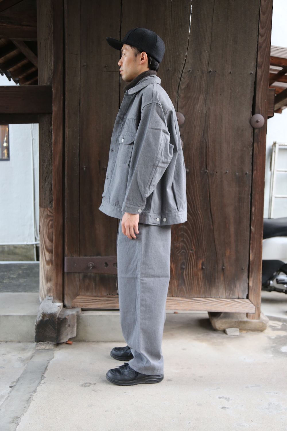 Graphpaper Colorfast Denim Blouson&Colorfast Denim Two Tuck Pants