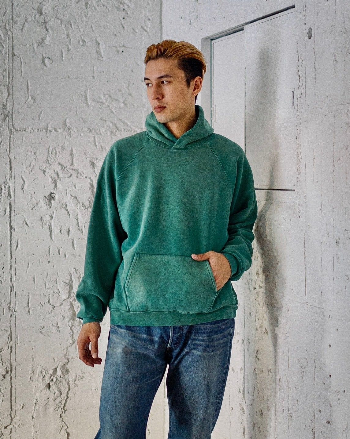 A.PRESSE - アプレッセ Vintage Sweat Hoodie(25SAP-05-06K)GREEN | MARK