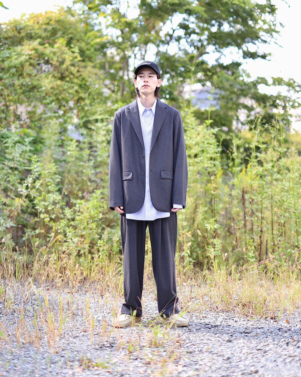 ATON エイトン 23AW MERINO COLLEGE FLANNEL セットアップスタイル