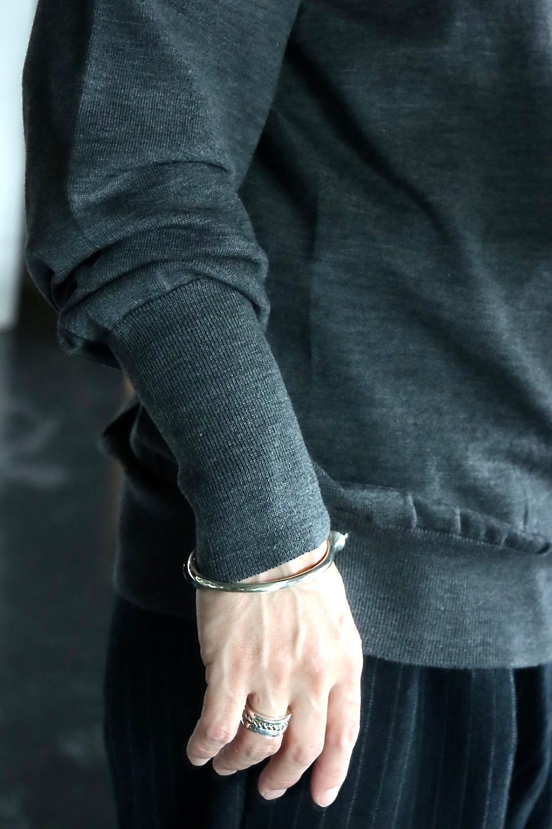 A.PRESSE - アプレッセ22FW L/S Knit T-Shirt (22AAP-03-02H)GRAY | MARK