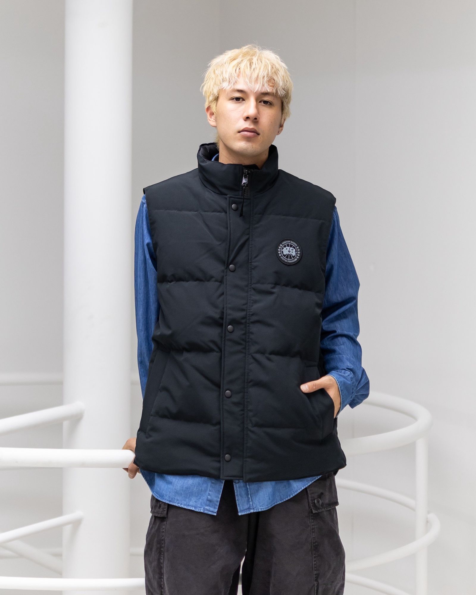 CANADA GOOSE - カナダグース ロッジベスト Lodge Vest(4160M)Black