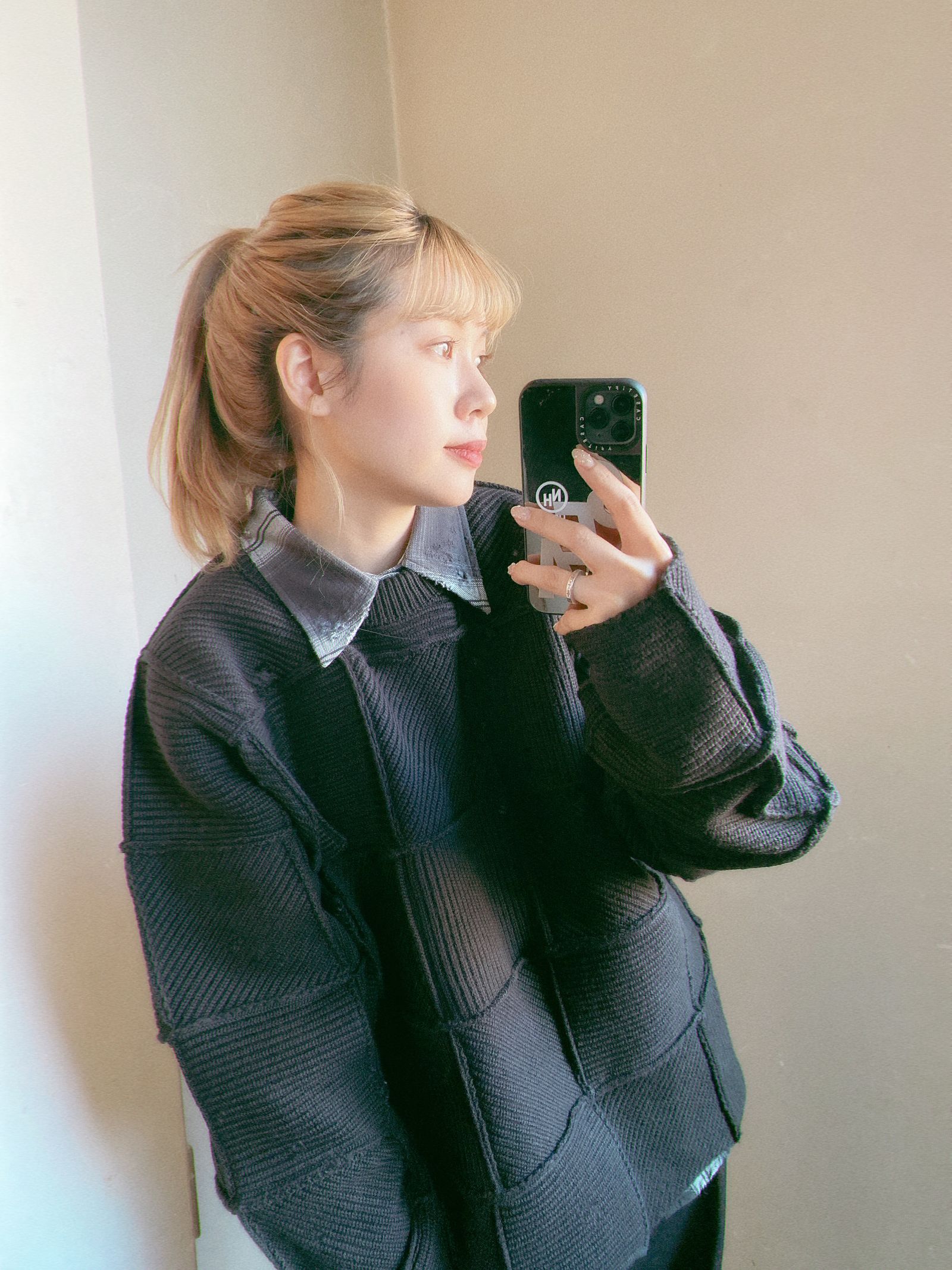 yoke PATCHWORK RIB SWEATER サイズ1 YOKE ヨーク 24SS PATCHWORK RIB