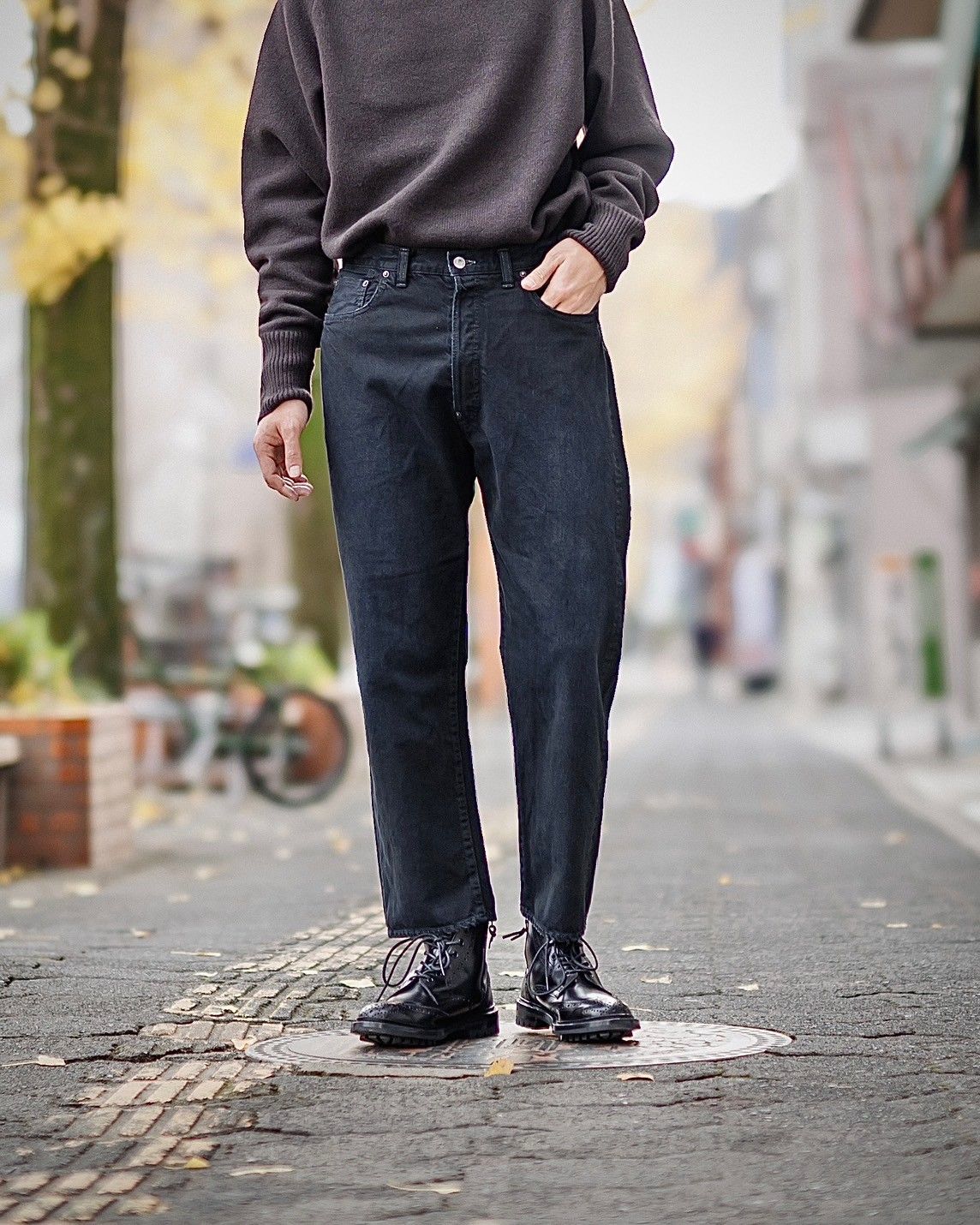 A.PRESSE - アプレッセ No.37 Washed Wide Denim Pants(25SAP-04-05H