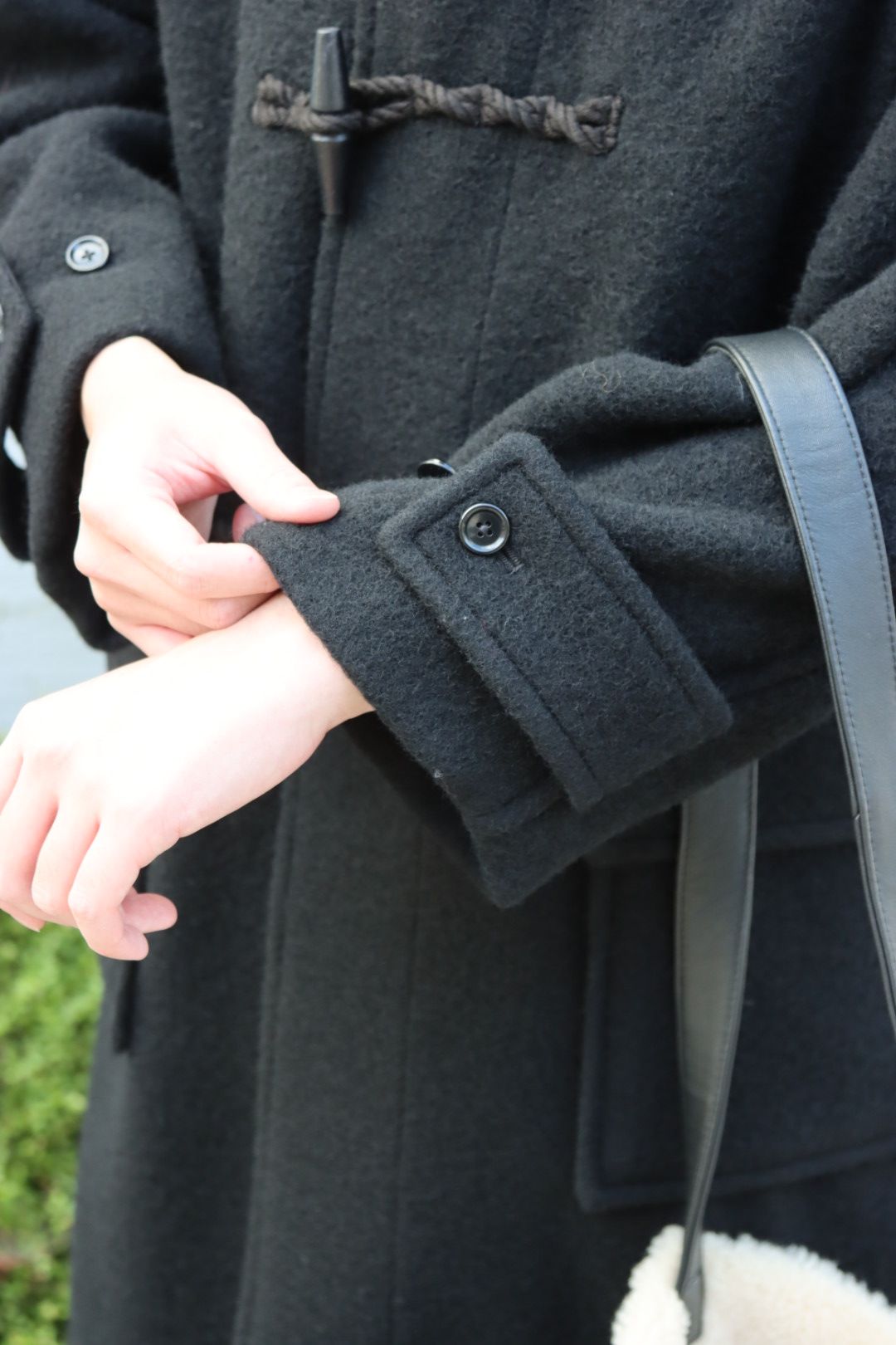 blurhmsROOTSTOCK Wool Melton Duffle Coat style.2020.10.10 | 2837