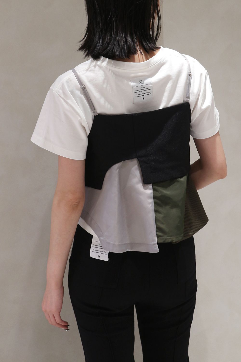 UN3D. - MA-1 DOCKING BUSTIER / MA-1ドッキングビスチェ (ブラック