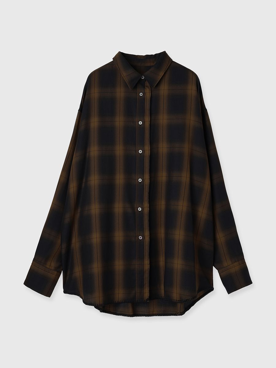 CREDONA - ROME CHECK SHIRTS / チェックシャツ (ブラック) | Sir