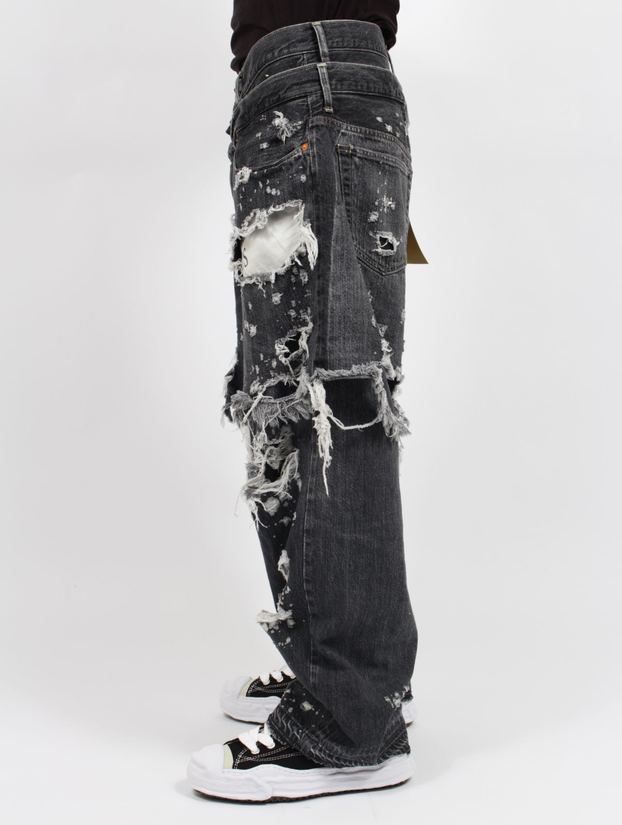 SEVESKIG - 【25AW】リメイク レイヤー デニム パンツ / RE:LAYER 5P