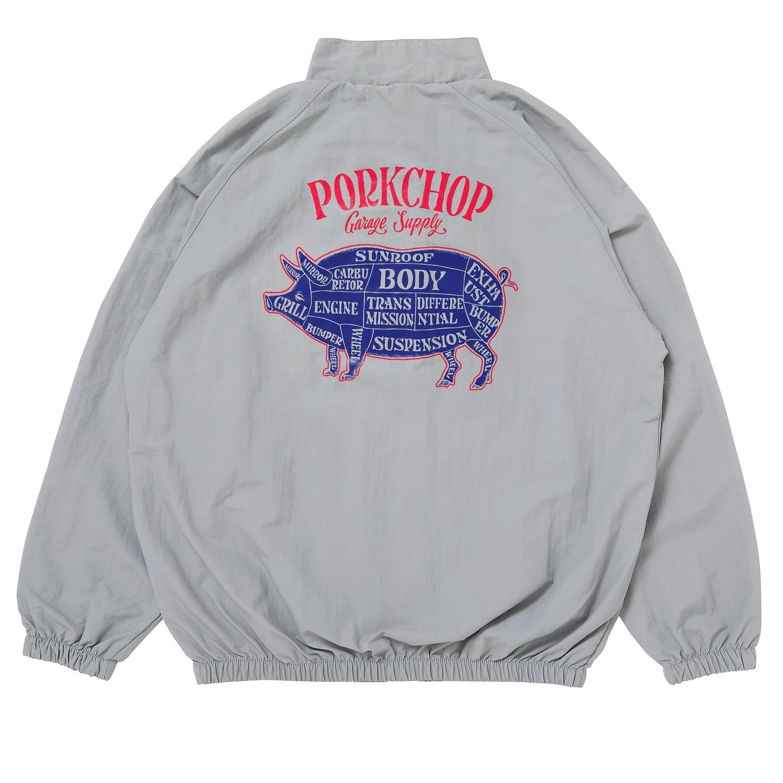 PORKCHOP - PORK BACK NYLON JKT / NAVY / ナイロンジャケット