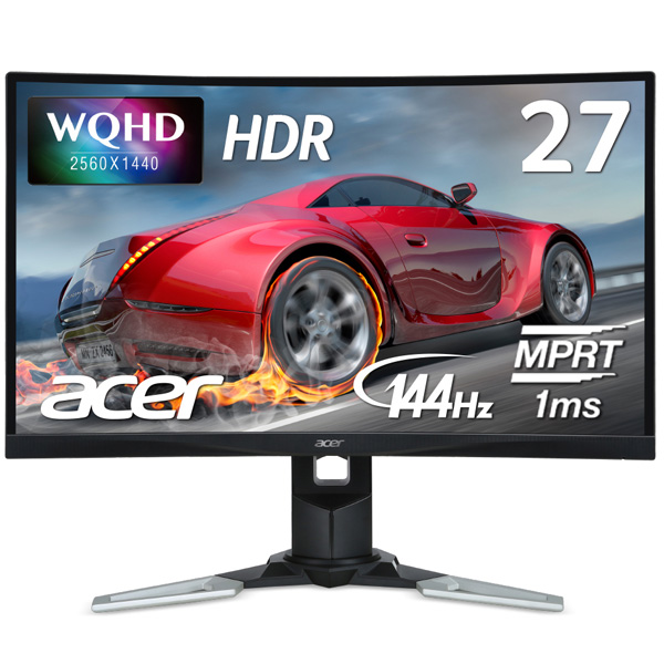 XZ271Ubmijpphzx ゲーミングモニター ブラック [27型 /ワイド /曲面型