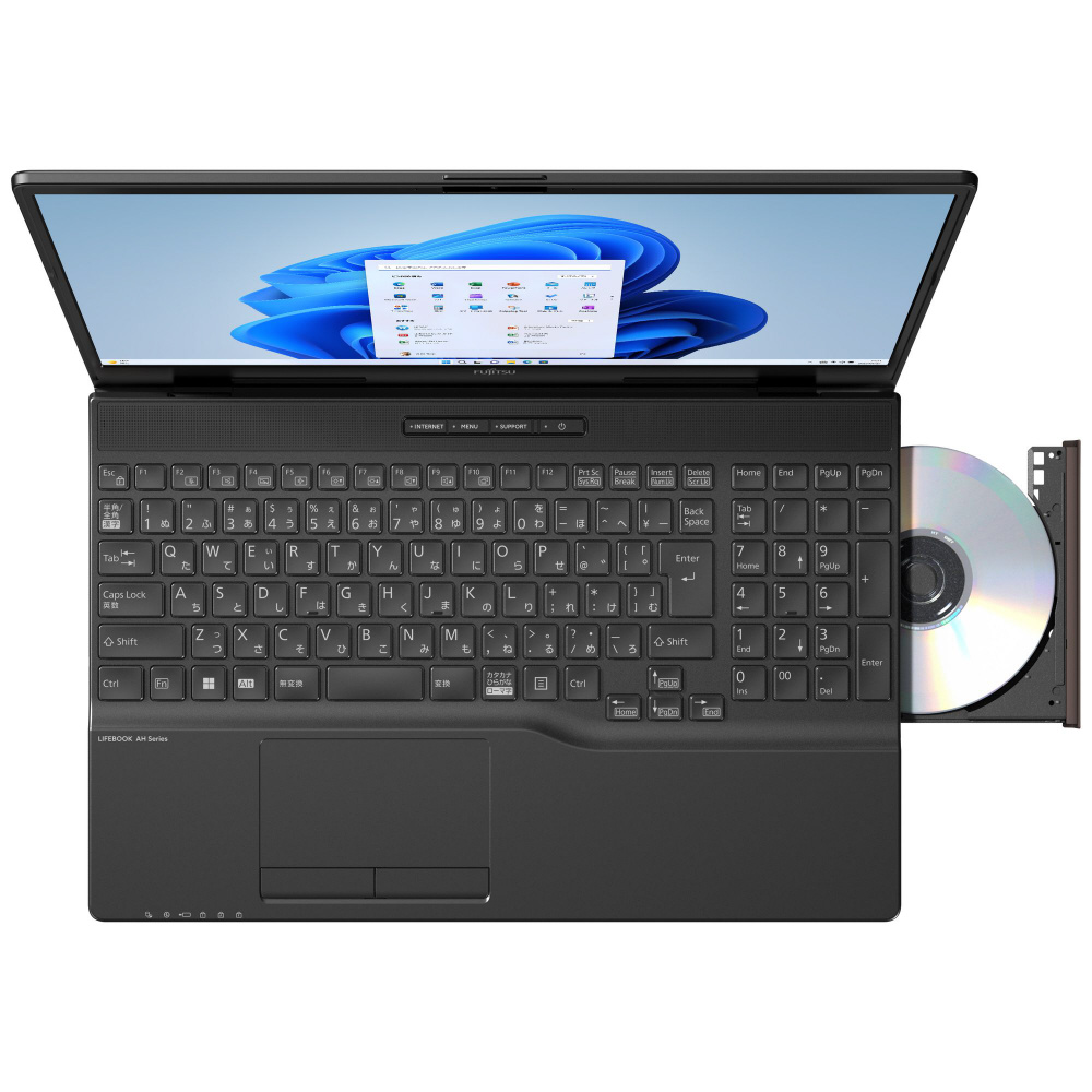 ノートパソコン FMV LIFEBOOK AH54/H ブライトブラック FMVA54HB2