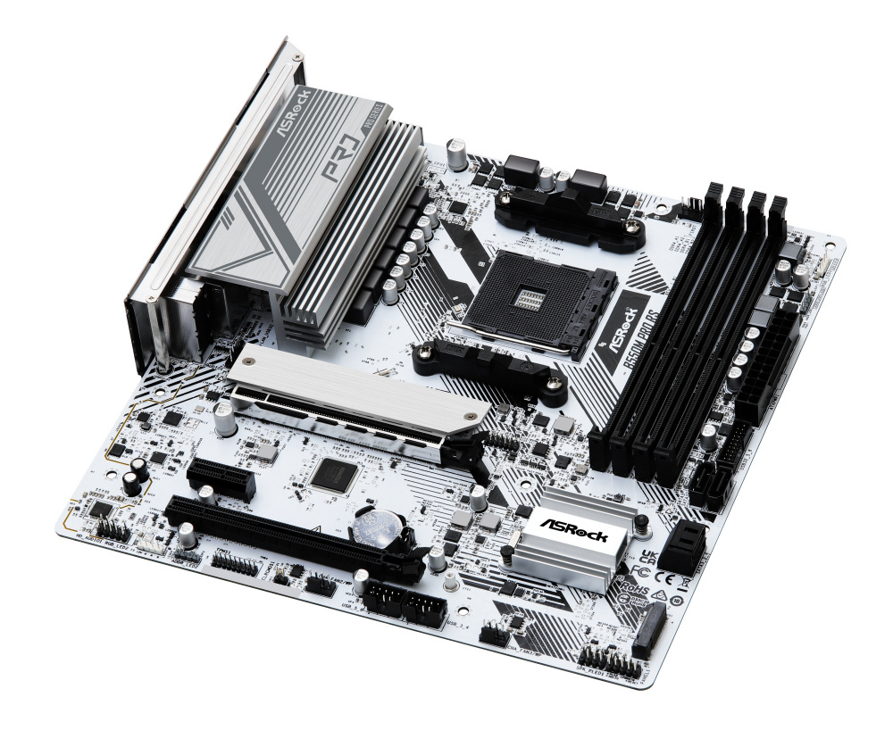 マザーボード (Socket AM4) B550M Pro RS ホワイト ［MicroATX］｜の
