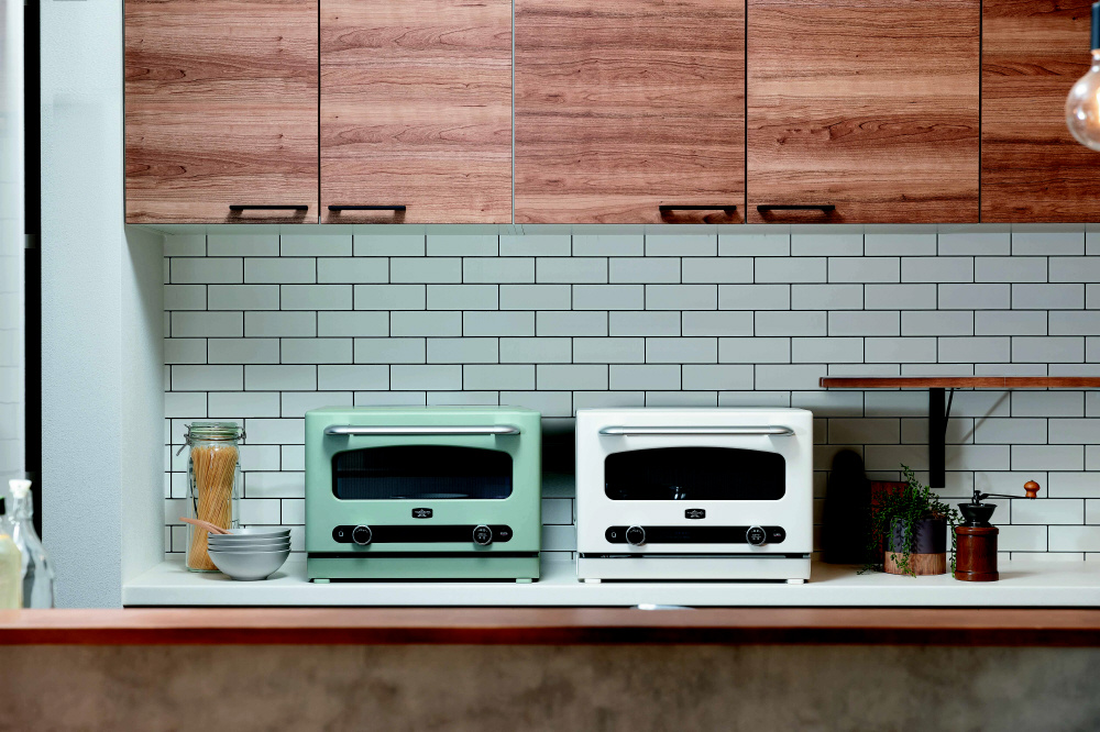 グラファイトオーブンレンジ アラジン グリーン AEM-G14AG ［22L］｜の