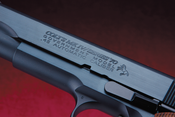 黎きガンブルーフィニッシュの名銃、コルトガバメント Mk.IV SERIES 70