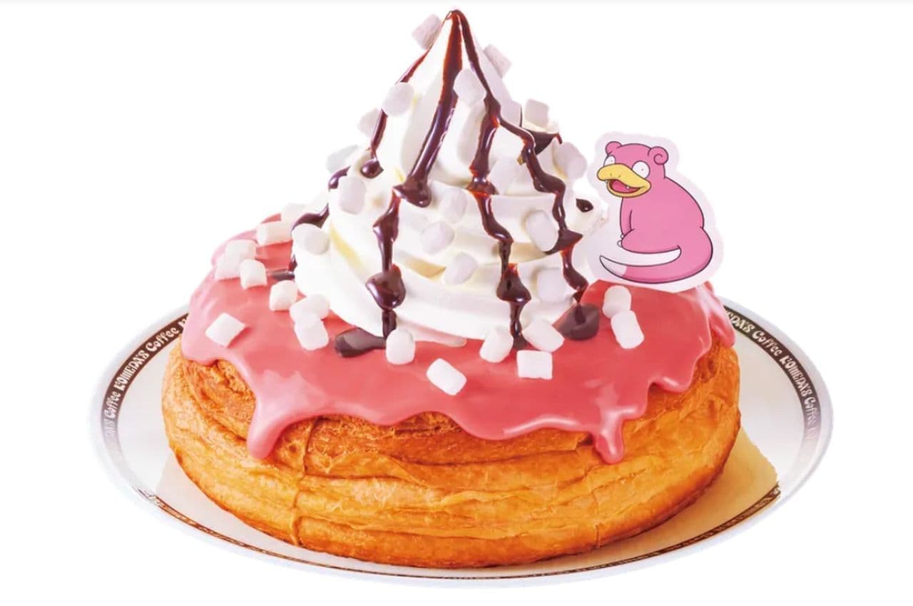 コメダ珈琲店・おかげ庵×ポケモン「ヤドンのいちごチョコシロノワール