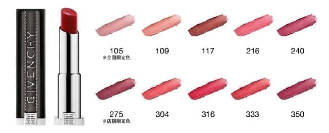 ジバンシイから「ランテルディ・リップスティック」！鮮やかな発色と目