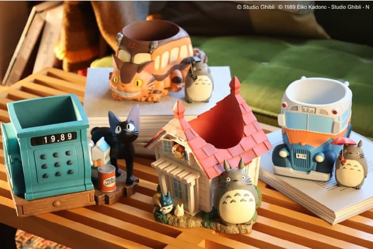 ジブリがいっぱい どんぐり共和国「ジオラマボックス」トトロ・黒猫の
