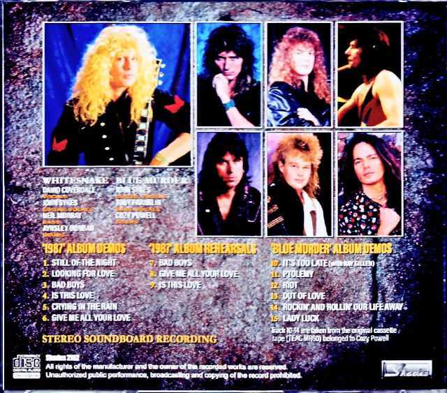 John Sykes Whitesnake,Blue Murder ジョン・サイクス/Demos 1985-1988