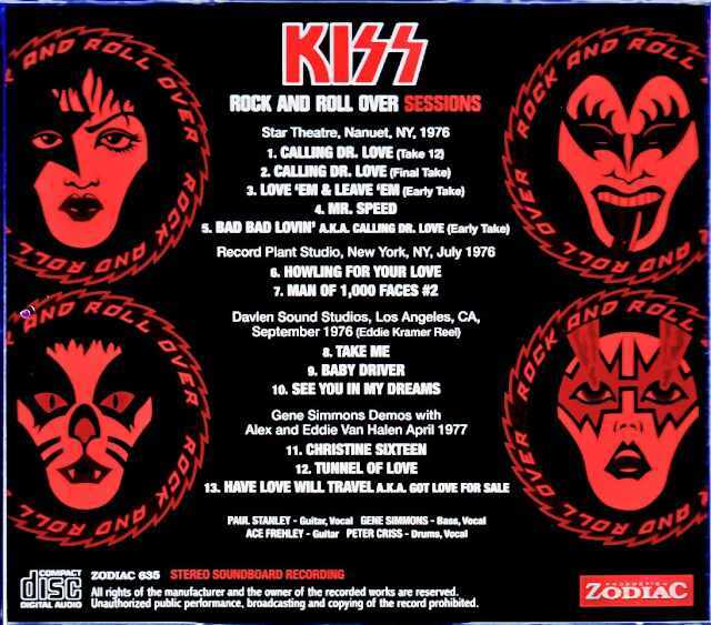 Kiss キッス/地獄のロックファイアー Rock And Roll Over Sessions NY