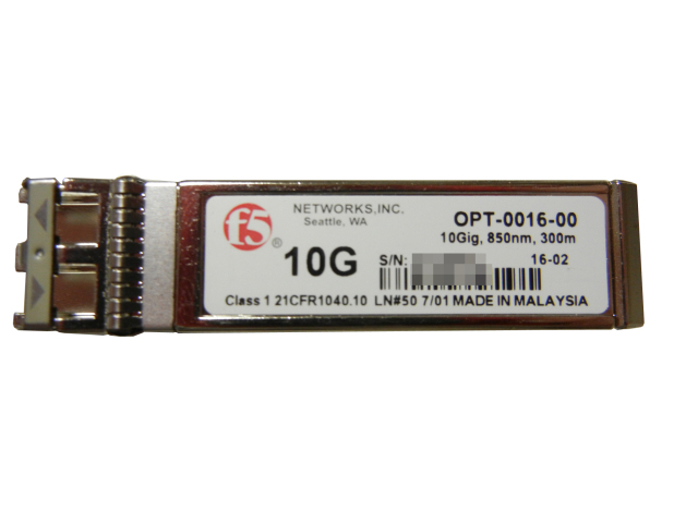 中古】F5-UPG-SFP+-R (OPT-0016-00) 10GBase-SR (Short Range) 10G