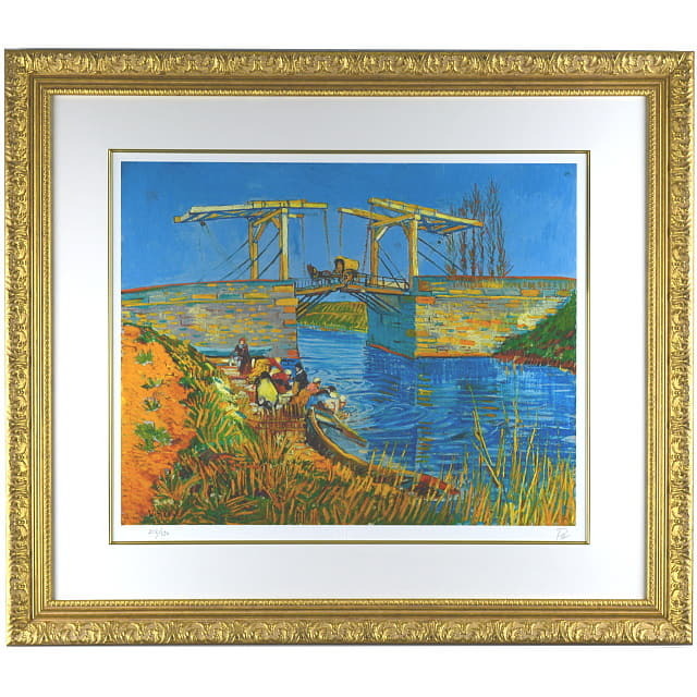 ゴッホ 「跳ね橋」複製画 ロサンゼルス工房制作｜絵画販売