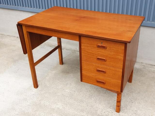 北欧ヴィンテージ片袖デスク｜アンバーデザイン