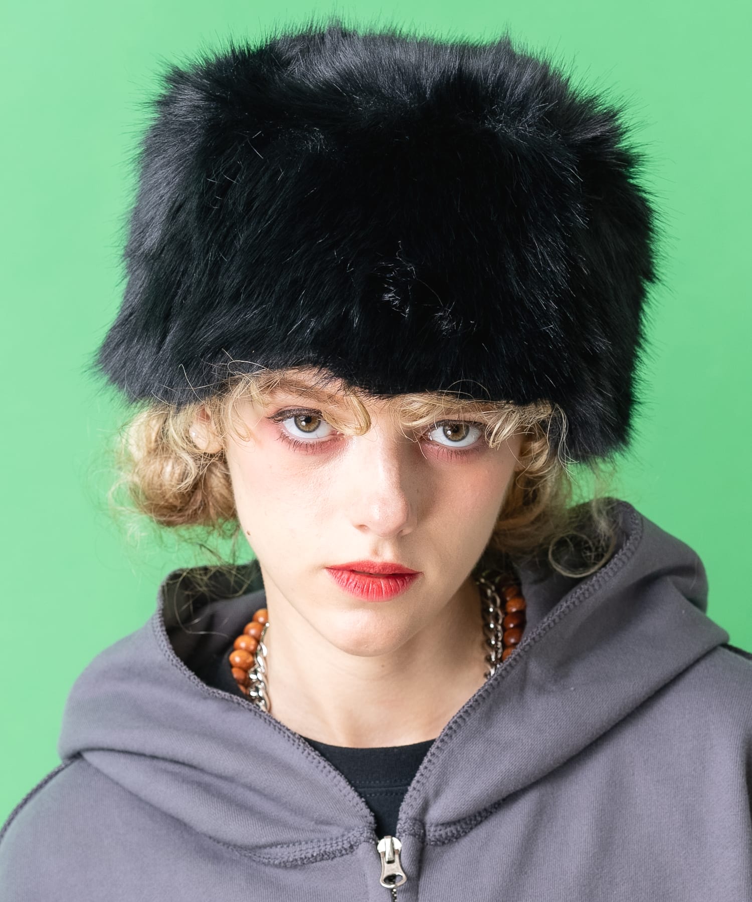 ファーロシアンハット / ロシアン帽 ファーハット レディース メンズ