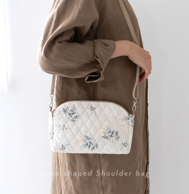 手作りキット≪ 主婦のミシンさま監修 ドーム型ショルダーバッグ