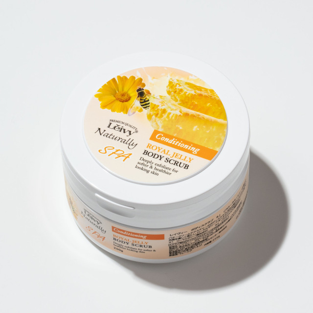 ボディスクラブ ローヤルゼリー｜Leivy Naturally（レイヴィー