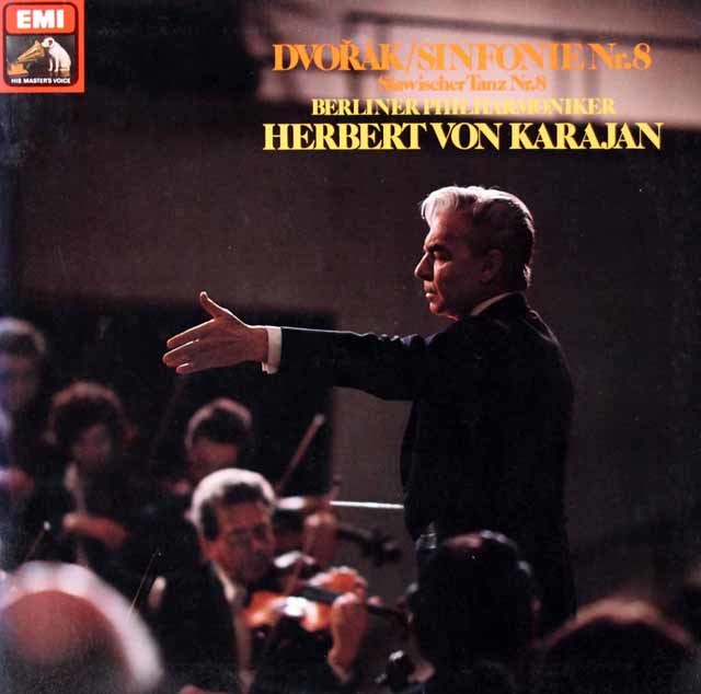 LP レコード カラヤンのドヴォルザーク/交響曲第8番ほか 独EMI 3417
