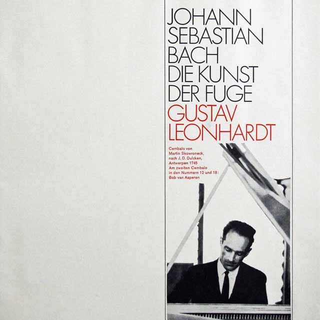 LP レコード レオンハルトのバッハ/フーガの技法 独HM 3691
