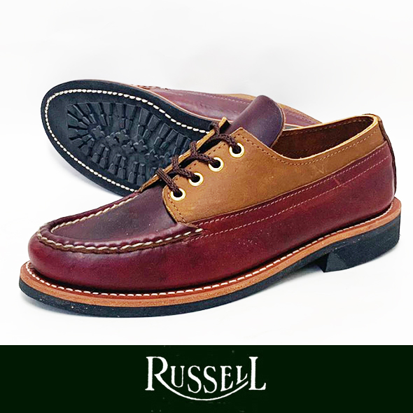 RUSSELL MOCCASIN ラッセルモカシン FISHING OXFORD DARK BROWN(paper