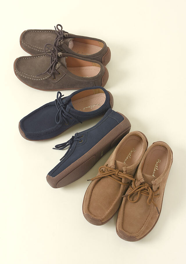 2024秋冬】【ポートランド】スエードモカシンシューズ【P606005S】【S21】