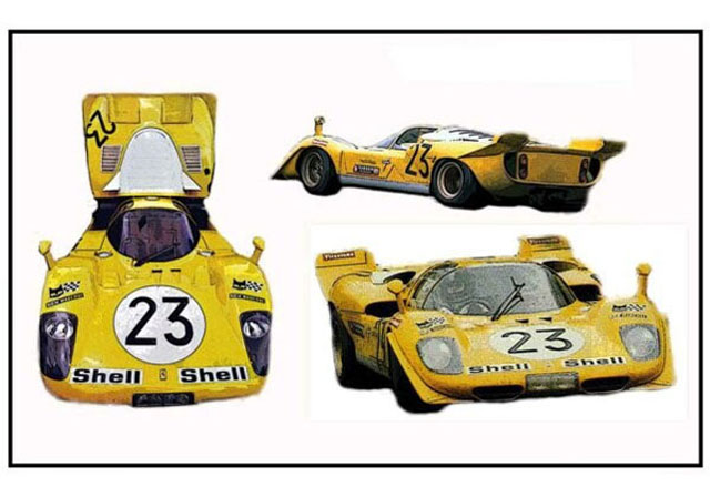 TAMEO kit MTG005 Ferrari 512S 1000km SPA 1970 Ecurie Francorchamps