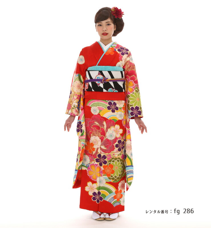 fg_286】伝統的な古典柄を現代風のデザインで｜着物レンタルマイセレクト
