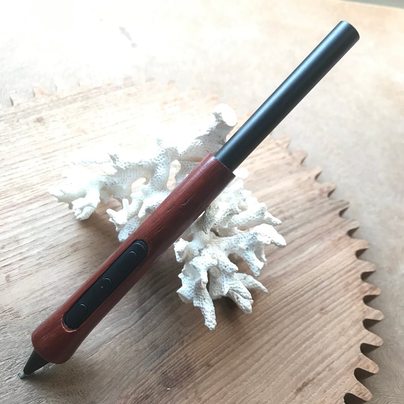 紅紫檀】 葉車堂 木製グリップ PREMIUM 紅紫檀（べにしたん） 希少樹種