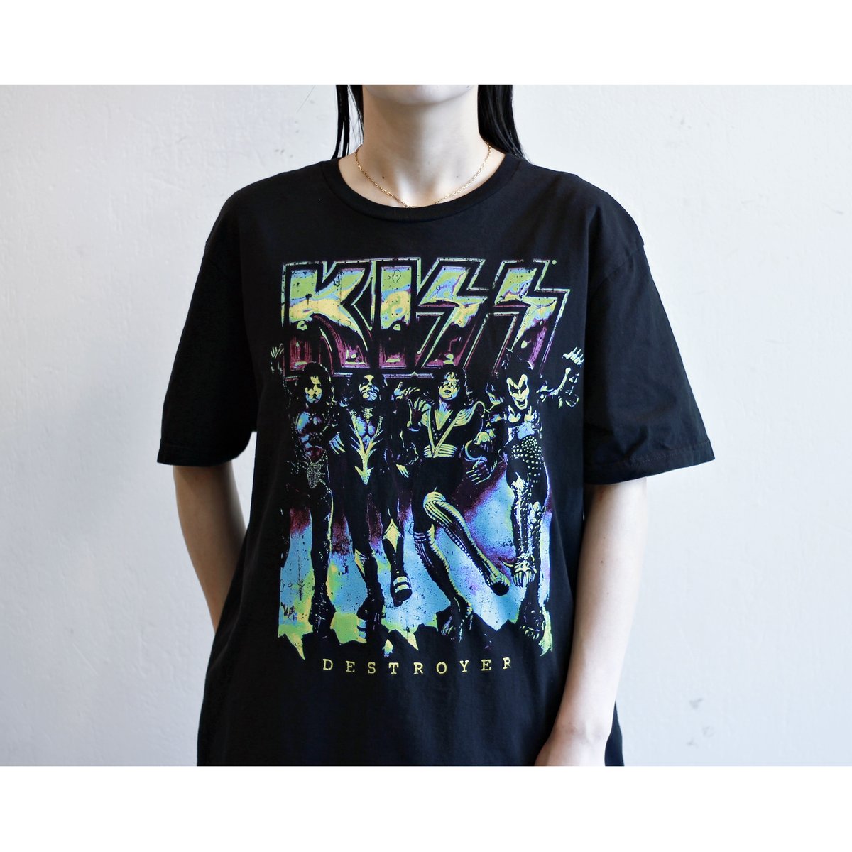 KISS☆地獄の美女軍団❤︎DESTROYER ビッグTシャツ1点モノ KISS☆