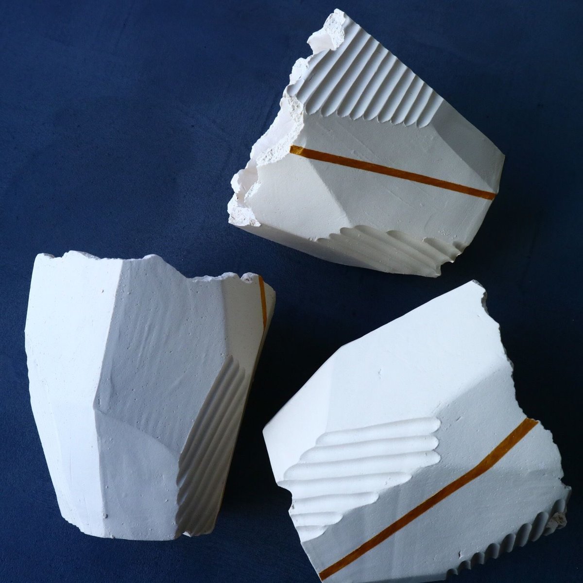 N/OH 澪標 〝白亜色〟+金ライン SS no.002 | 芽の巣山