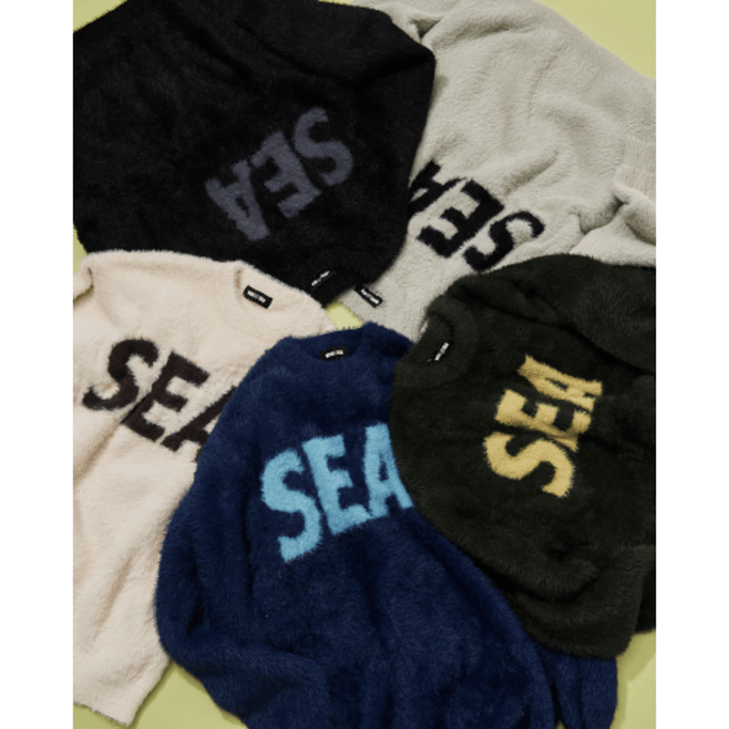 WIND AND SEA / Shaggy BIGSEA Knit Sweater | KNO