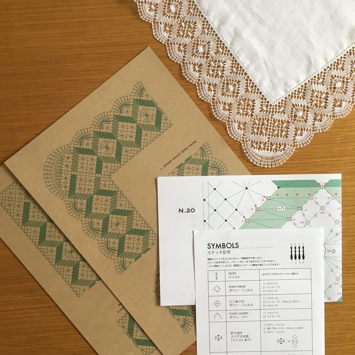 はじめてのボビンレース ステップアップパターン 3 [My First Bobbin