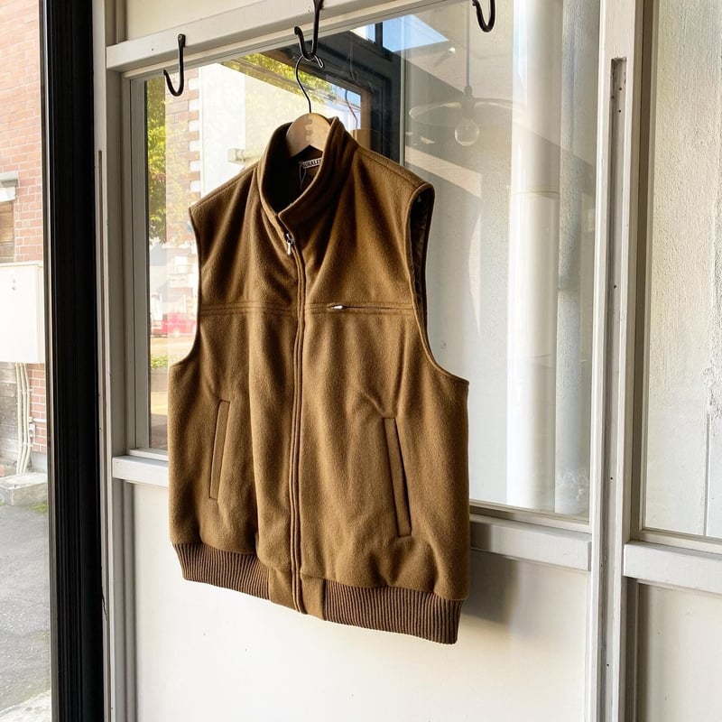 AURALEE CASHMERE WOOL MOSSER VEST | Less Higa