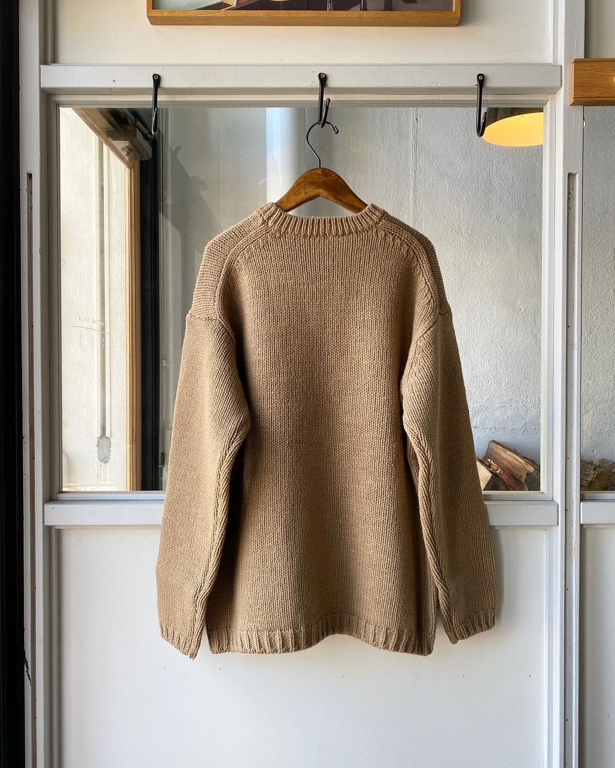 AURALEE WOOL FELT YARN KNIT P/O | Less Higas