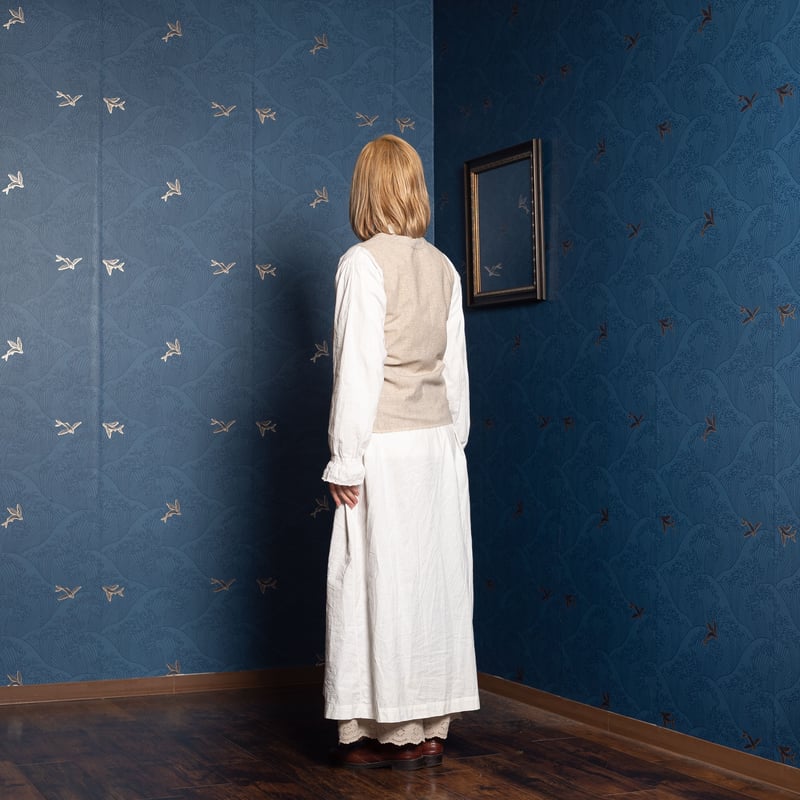 30-40s France Vintage Farmers Gillet Dead Stock