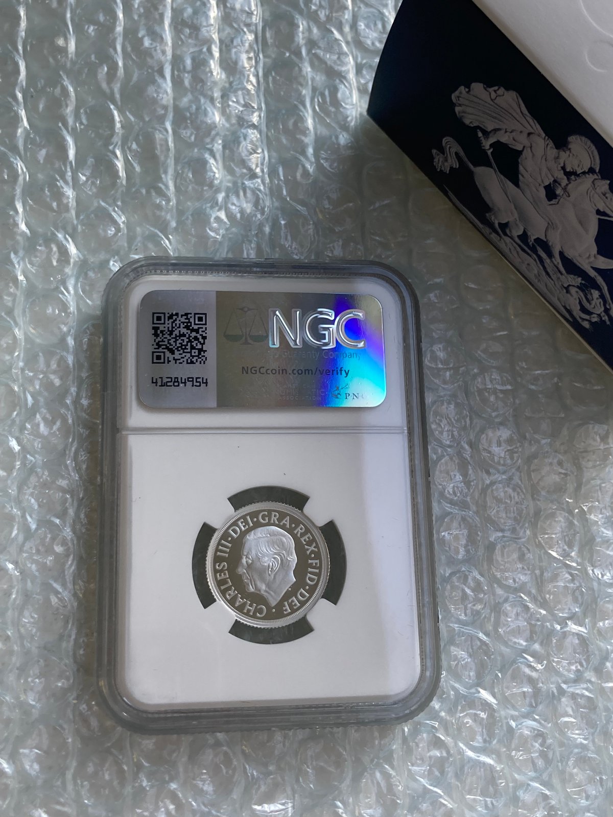 発行即日鑑定・NGC鑑定PF70FDI ロイヤルミント 2025年 ソブリン銀貨