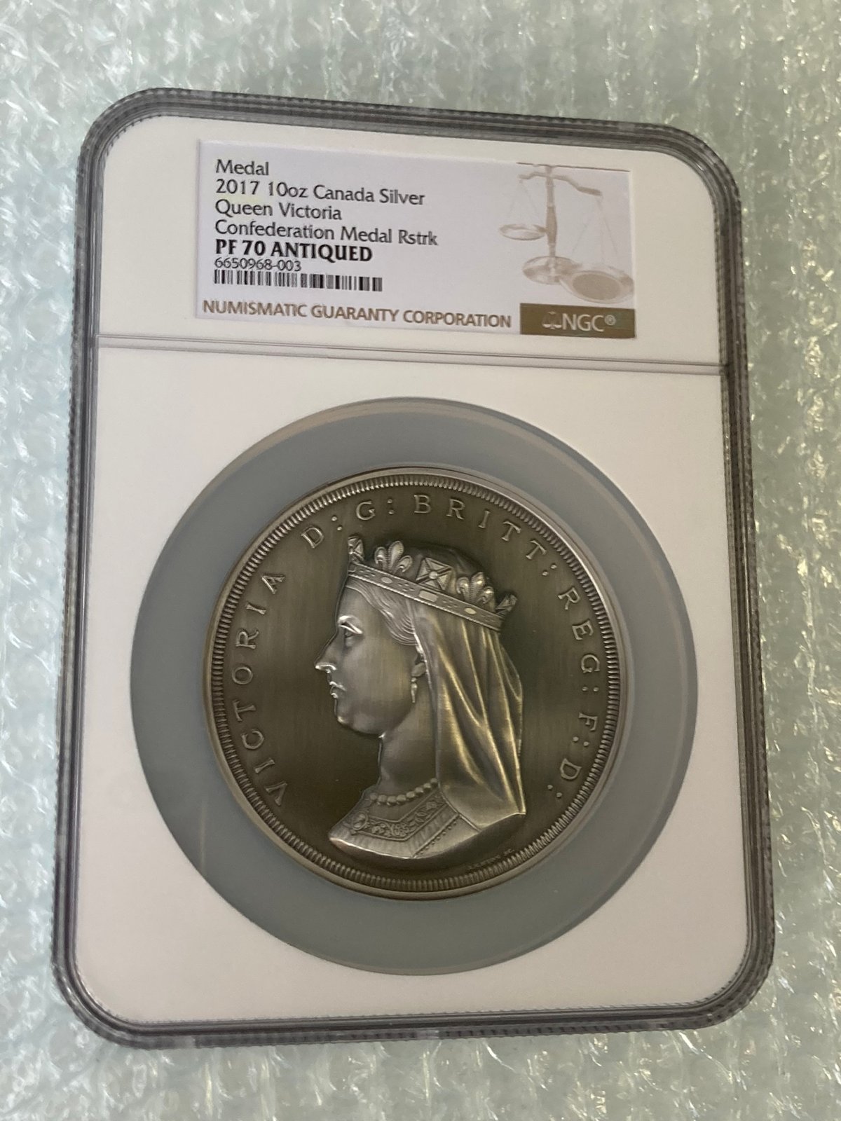世界で5枚のNGC鑑定PF70】アンティーク版 カナダのウナとライオン