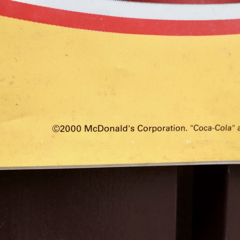 Vintage Mcdonald's マクドナルド ショップバナー Get It Go |