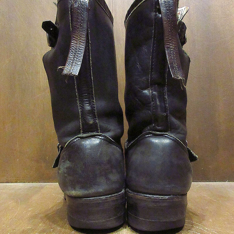 ビンテージ90's○CHIPPEWAスチールトゥエンジニアブーツ黒size 7 1/2